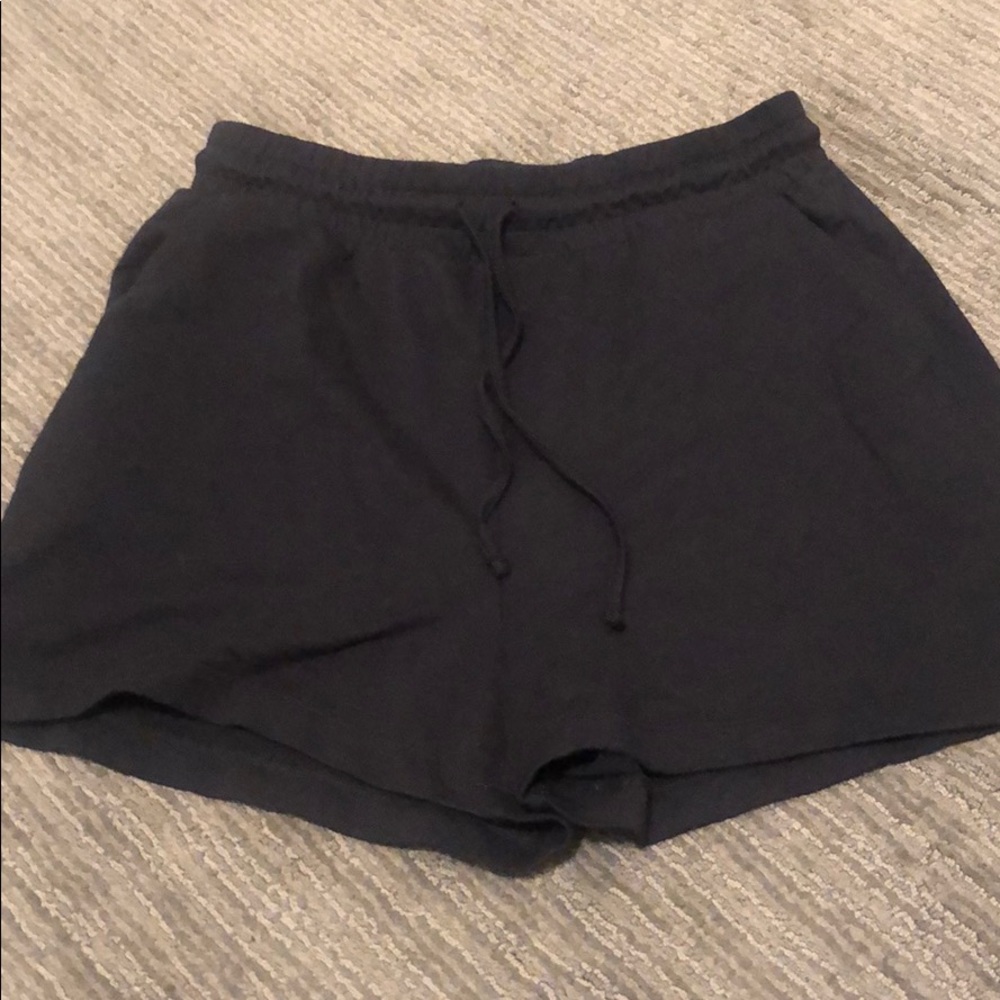 Black lounge shorts